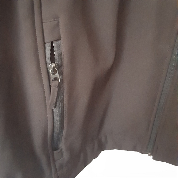 32 DEGREES WEATHERPROOF SOFTSHELL ZIP JACKET BLACK MENS SIZE XXL   NWOT - Picture 5 of 12